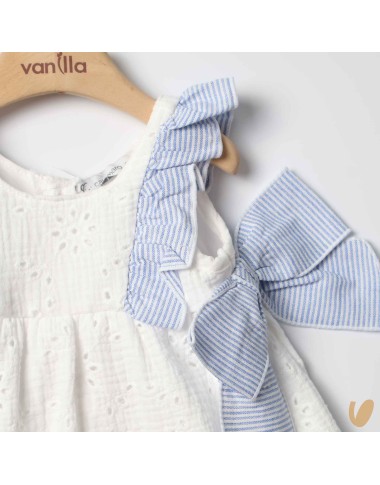 Sangallo dress with flakes