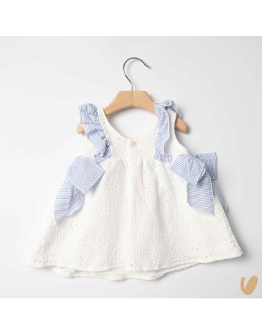 Sangallo dress with flakes