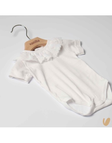 Body collo Plumetis Body Manica Corta