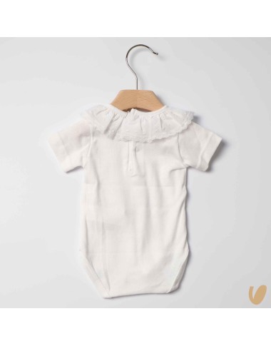 Body collo Plumetis Body Manica Corta