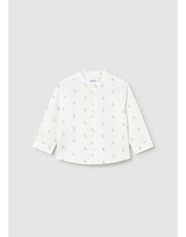 Camicia cagnolini collo coreano T-Shirt e Camicia