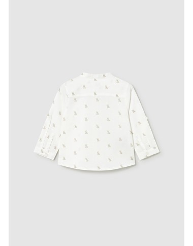 Camicia cagnolini collo coreano T-Shirt e Camicia