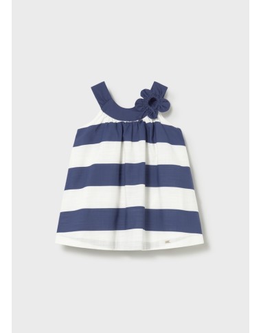 Abito righe fiore Abito e Tute