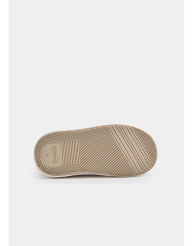 Natural canvas engineer sneaker