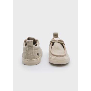 Sneaker ingegnere in tela naturale Espadrillas e Tela 19/32