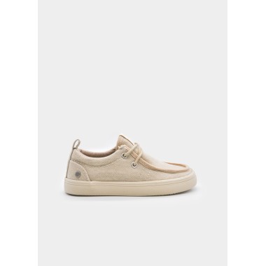 Sneaker ingegnere in tela naturale Espadrillas e Tela 19/32
