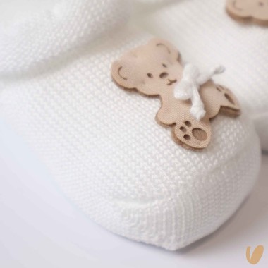 Scarpette in filo orsetto Cappello e Babbucce