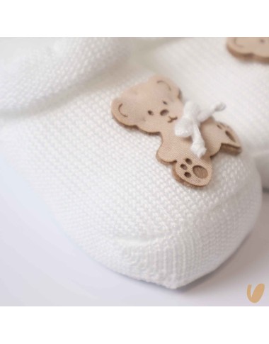 Scarpette in filo orsetto Cappello e Babbucce