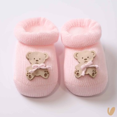 Scarpette in filo orsetto Cappello e Babbucce