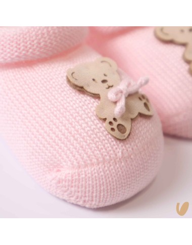 Scarpette in filo orsetto Cappello e Babbucce