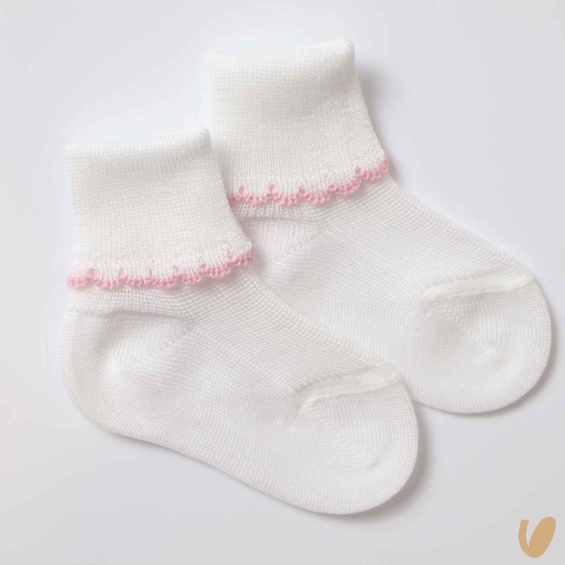 Calzini smerlati in filo di scozia Calzini Corti