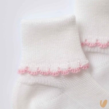 Calzini smerlati in filo di scozia Calzini Corti