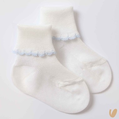 Calzini smerlati in filo di scozia Calzini Corti