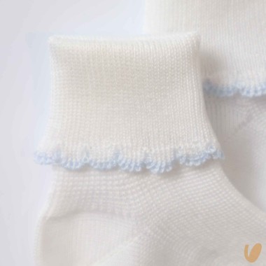 Calzini smerlati in filo di scozia Calzini Corti