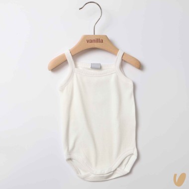 Body bretelline 100% bambù Body Bretelline