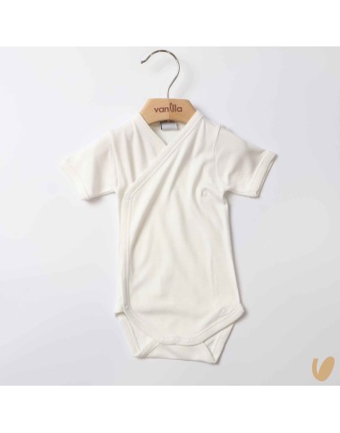 Body incrocio 100% bambù Body Manica Corta