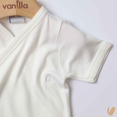 Body incrocio 100% bambù Body Manica Corta