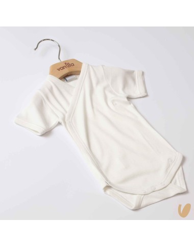 Body incrocio 100% bambù Body Manica Corta