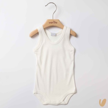 Body giromanica 100% bambù Body Bretelline