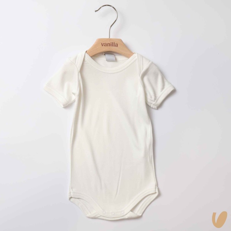 Body manica corta 100% bambù Body Manica Corta