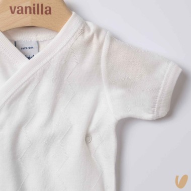 Body incrocio manica corta filo di scozia Body Manica Corta