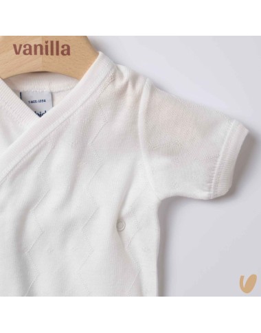 Body incrocio manica corta filo di scozia Body Manica Corta