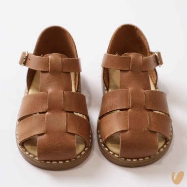 Ragnetto in pelle Sandali 19/32