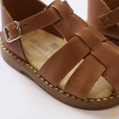 Ragnetto in pelle Sandali 19/32