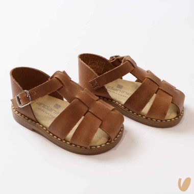 Ragnetto in pelle Sandali 19/32