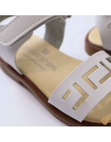 Sandali con greca in pelle Sandali 19/32