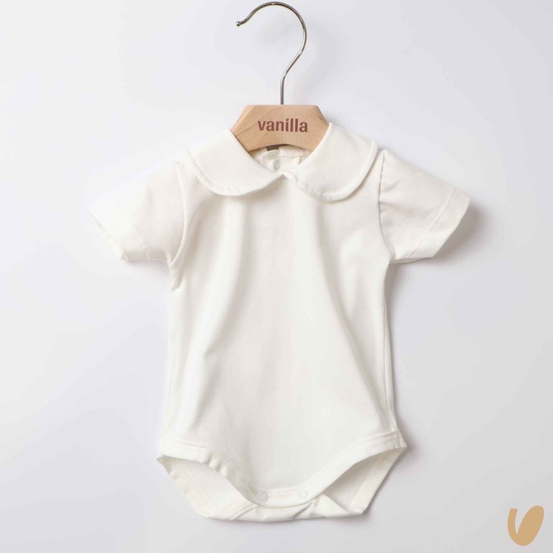 Body con colletto Body Manica Corta