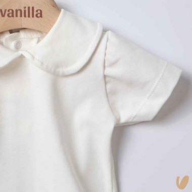 Body con colletto Body Manica Corta