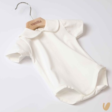 Body con colletto Body Manica Corta