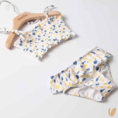 Costume 2 pezzi pesciolini Neonata