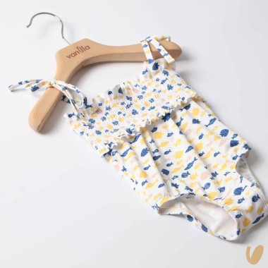 Costume da bagno intero pesciolini Neonata