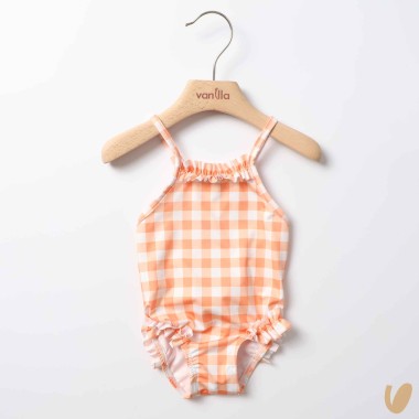 Costume da bagno intero vichy Neonata