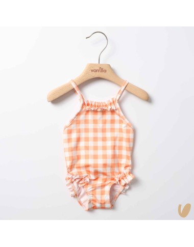 Full swimsuit vichy swimsuit