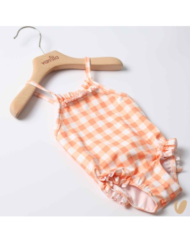 Full swimsuit vichy swimsuit