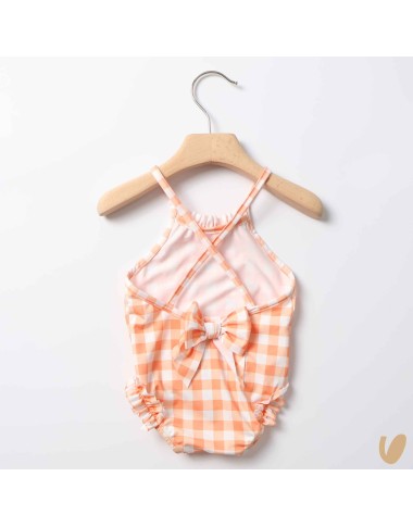 Full swimsuit vichy swimsuit