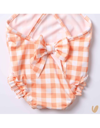 Full swimsuit vichy swimsuit