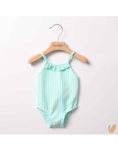 Full swimsuit vichy swimsuit