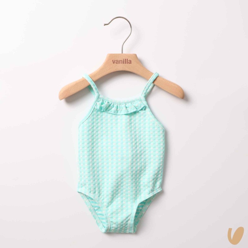 Costume da bagno intero vichy Neonata