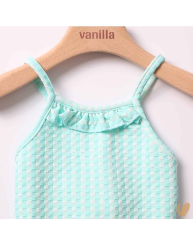 Full swimsuit vichy swimsuit