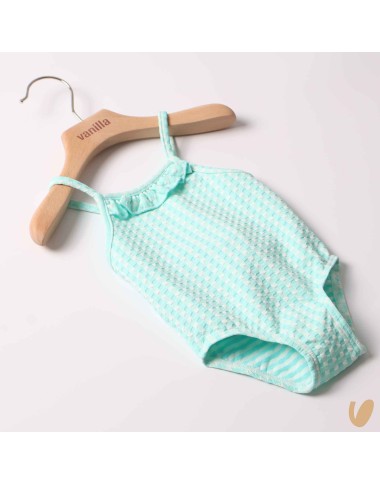 Full swimsuit vichy swimsuit