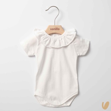 Body collo Rouche Body Manica Corta