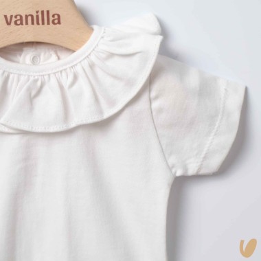 Body collo Rouche Body Manica Corta