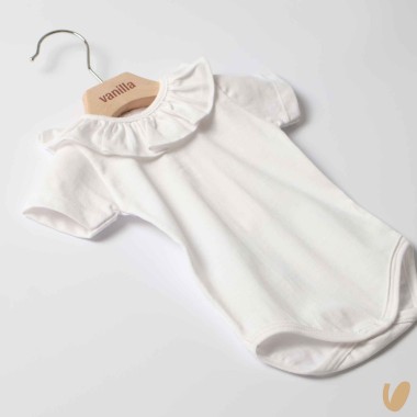 Body collo Rouche Body Manica Corta