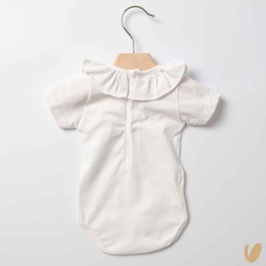 Body collo Rouche Body Manica Corta