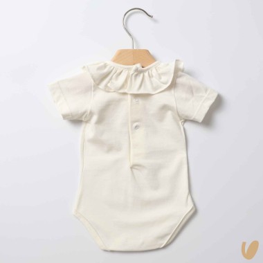 Body collo Rouche Body Manica Corta