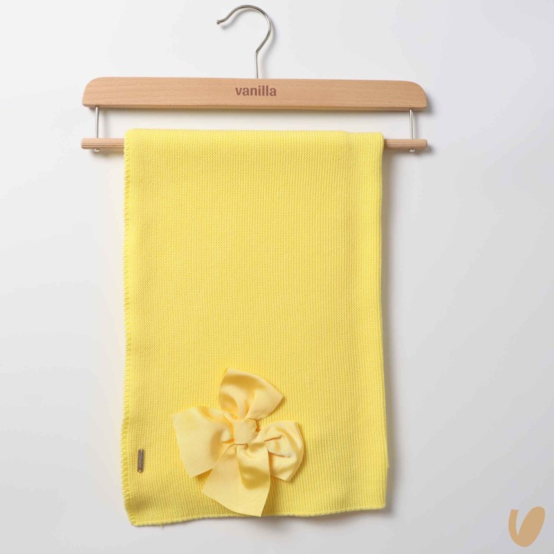 Copertina in cotone con fiocco Coperta e Lenzuola